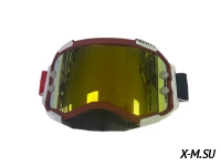 Очки мотокросс SCOTT XD3-84 коробка цв. оправы Бело-красный цв. стекла Оранжевый 