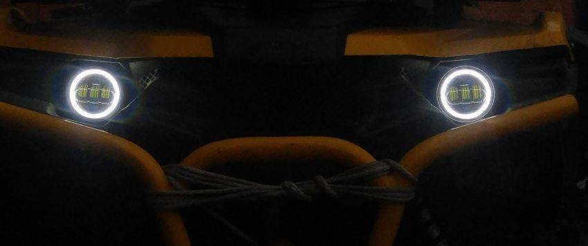 Диодная лента &quot;Ангельские глазки&quot;   габаритного света, d=6 см (БЕЛЫЙ)