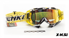 Очки Мотокросс NENKI NK-1019 желтые