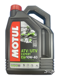 Масло моторное Motul 10w40 п/син. 4Т ATV-UTV Expert 4л