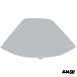 Стекло ветровое для снегохода Буран плоское без отверстий, без окантовки (выс. 63см, толщ.2мм, МПК)