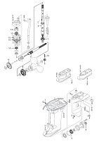 Редуктор лодочного мотора TOHATSU 25 — 30 · 2003 — 2014