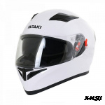 Шлем (интеграл) Ataki JK316 Solid белый глянцевый