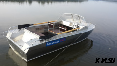 Алюминиевая моторная лодка Тактика-420