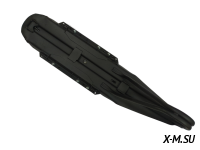 Лыжа Буран Лидер трехконьковая (с подрезами в сборе)