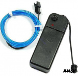 Нить светодиодная (D2.3мм, L-2м, 60LED) 3V с установкой