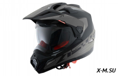 Шлем CROSS TOURER ADVENTURE matt black (матовый/черный) 