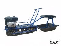 Мотобуксировщик Альбатрос-L 9 PRO с фарой