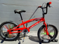 Велосипед 20&quot; MONSOON Bx3000 (BMX,cтальная рама, колеса 20*2.125, 68 спиц, 1 скорость, звезда 44T*15