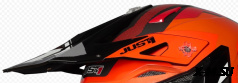 Козырек для шлема JUST1 J39 REACTOR Hi-Vis оранжевый/черный