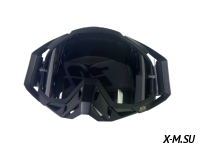 Очки мотокросс 100% XD3-4 коробка цв. оправы Черный цв. стекла Затемненный