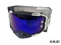 Очки мотокросс SCOTT XD3-75 коробка цв. оправы Черно-белый цв. стекла Синий матовый 