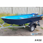 Стеклопластиковая лодка WYATBOAT Neman-340 (тримаран)