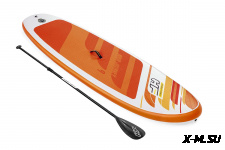 Надувная SUP-доска Aqua Journey 274x76x12см (весло,насос,рюкзак,ремешок,киль)