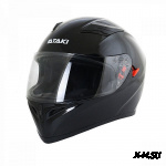 Шлем (интеграл) Ataki JK316 Solid черный глянцевый
