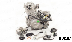 Двигатель 250см3 177MM NC250 (77x53,6) Zongshen 4 клапана/водянка, полный комплект+радиаторы