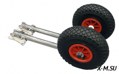 Транцевые колеса (шасси) для лодок НДНД быстросъемные