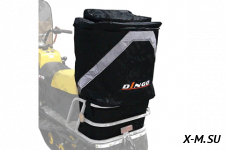 Кофр для снегохода  T150 750х450х250/320 (текстиль) (цв. черный)