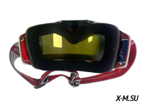 Очки мотокросс SCOTT XD3-84 коробка цв. оправы Бело-красный цв. стекла Оранжевый 