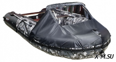 Носовой тент для лодки Хантер 380 ПРО