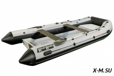 Лодка РИБ RiverBoats RB 430 (Встроенный рундук) (транец L — 515 мм.)