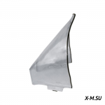 Стекло ветровое для снегохода STELS МОРОЗ УВЕЛИЧЕННОЕ высота 690 мм, толщина 3мм