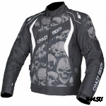 Текстильная куртка SKULL (MOTEQ, M01507) (Черный/Серый)