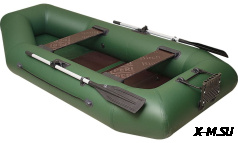 Гребная лодка ПВХ PATRIOT Дельта 275 Транец + Слань