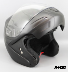 Шлем &quot;THH&quot; T-796A MATTE BLK 2-стекла трансформер