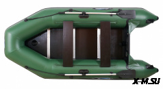 Моторно-гребная лодка ПВХ GLADIATOR А 340 ТК с фанерным полом