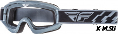 Очки для снегохода FLY RACING FOCUS (2019) YOUTH (детские) серые, зеркальные