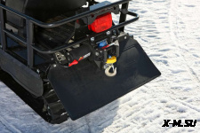 Система быстрого съёма лебедки для снегохода