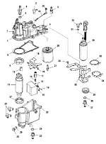 Паросепаратор 2-Х ТАКТНОГО ПЛМ MERCURY 150 PRO XS L OPTIMAX Серийный номер от 1B690542 и выше