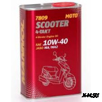 Масло Mannol моторное 4T син. 10w40 Scooter 1л металл